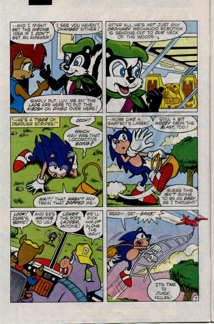 Sonic - Archie Adventure Series February 1996 Page 7